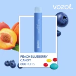 Elektronska nargila za enkratno uporabo STAR800 PEACH BLUEBERRY CANDY | VOZOL