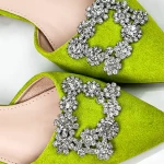 Ženski baletni čevlji 23106-2 Zelena | Mei