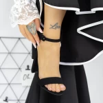 Ženski sandali z debelo peto 2XKK91 Črna | Mei