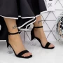 Ženski sandali z debelo peto 2XKK113 Črna | Mei