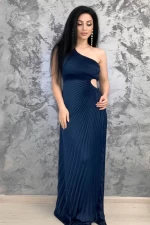 Ženska obleka 51760-1 Temno Modra | Kikiriki
