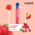 Elektronska nargila za enkratno uporabo NEON800 STRAWBERRY ICE CREAM | VOZOL