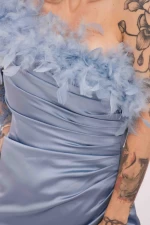 Ženska obleka R5016 Modra | Kikiriki