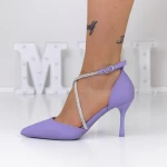 Stiletto čevlji 3XKK15 Vijolična | Mei