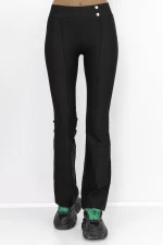 Ženske hlače F53143 Črna | Farfallina
