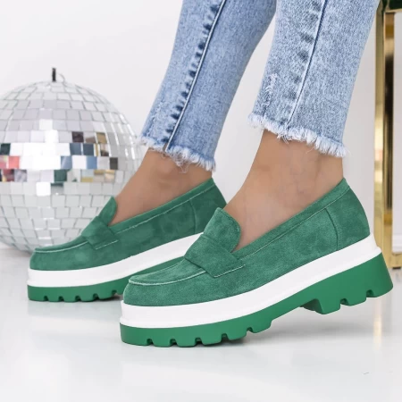 Ženski casual čevlji 3LE20 Zelena | Mei