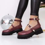 Ženski casual čevlji 3LE22 Češnjev | Mei