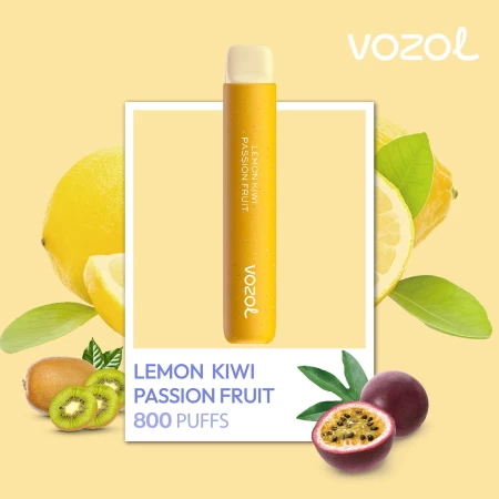 Elektronska nargila za enkratno uporabo STAR800 LEMON KIWI PASSION FRUIT | VOZOL