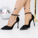 Stiletto čevlji 3DC28 Črna | Mei