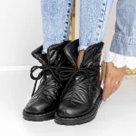 Ženski kratki škornji s krznom 3YKQ12 Črna | Mei