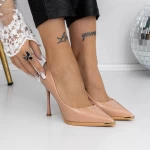 Stiletto čevlji 3DC39 Temno Bež | Mei