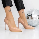 Stiletto čevlji 3DC39 Temno Bež | Mei