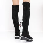 Ženski škornji z nizkim podplatom 3JF17 Črna | Mei