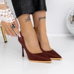 Stiletto čevlji 3DC27 Češnjev | Mei