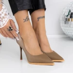 Stiletto čevlji 3DC27 Kaki | Mei