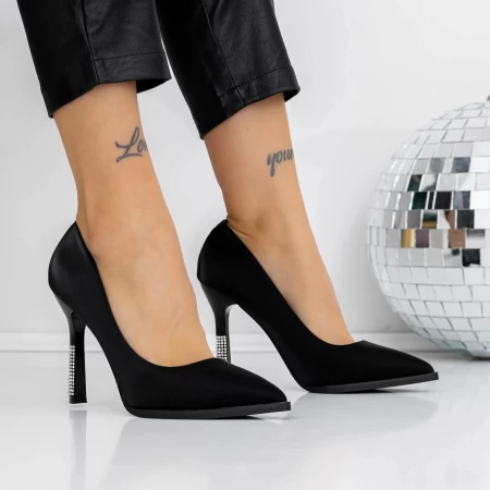 Stiletto čevlji 3DC50 Črna | Mei