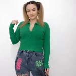 Ženska bluza D912 Svetlo Zelena | Fashion