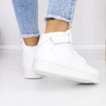 Ženski kratki škornji s krznom 6615-2 Bela | Fashion
