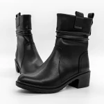Kratki spomladansko-jesenski ženski škornji 80235-26 Črna | Formazione
