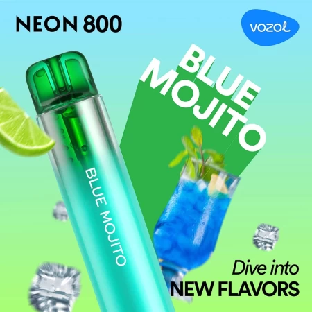Elektronska cigareta za enkratno uporabo NEON800 BLUE MOJITO | VOZOL