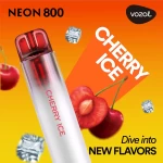 Elektronska cigareta za enkratno uporabo NEON800 CHERRY ICE | VOZOL