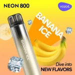 Elektronska cigareta za enkratno uporabo NEON800 BANANA ICE | VOZOL