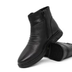 Ženski kratki škornji s krznom M2688 Črna | Formazione