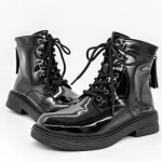 Kratki spomladansko-jesenski ženski škornji 99168-1 Črna | Formazione