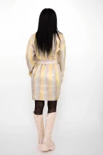Ženski pulover 50057 Bež-Zlata | Kikiriki