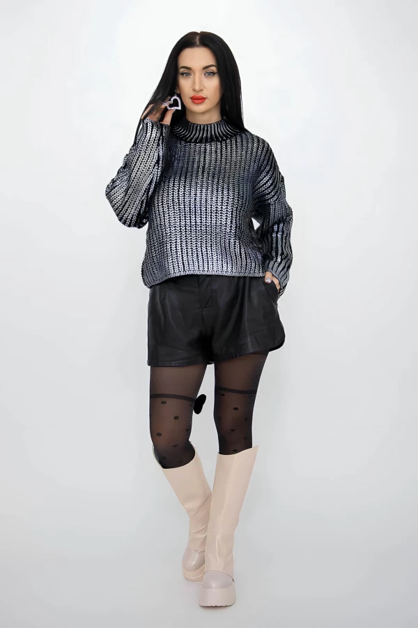 Ženski pulover P07543 Črna | Kikiriki