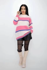 Ženski pulover OP4 Bela-Roza | Kikiriki