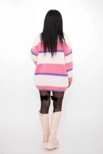 Ženski pulover OP4 Bela-Roza | Kikiriki