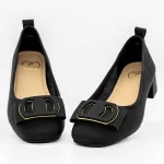 Čevlji z debelo peto TP5008 Črna | Formazione
