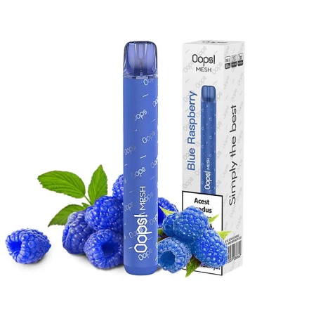 Elektronska cigareta za enkratno uporabo OOPS! MESH BLUE RASPBERRY | OOPS