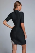 Ženska obleka R2305 Črna | New Era