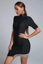 Ženska obleka R2305 Črna | New Era