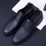 Moški čevlji iz naravnega usnja K3505 Črna | Stephano