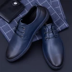 Moški čevlji iz naravnega usnja KL6805 Modra | Stephano