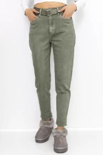 Ženske jeans hlače KS138-12 Zelena | Mina