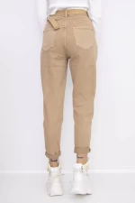 Ženske jeans hlače KS138-6 Bež | Mina