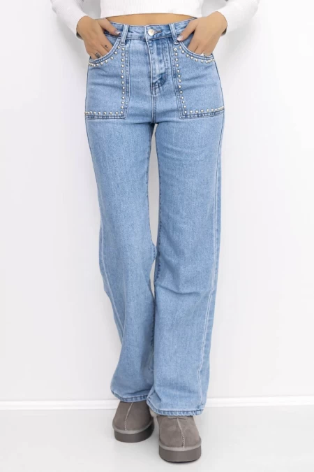 Ženske jeans hlače G510 Modra | Mina