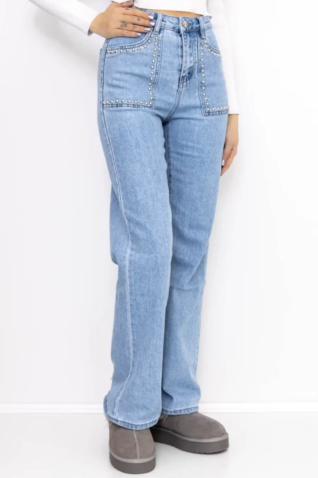 Ženske jeans hlače G510 Modra | Mina