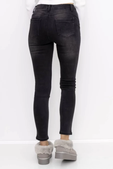 Ženske jeans hlače GH7365E Črna | Mina