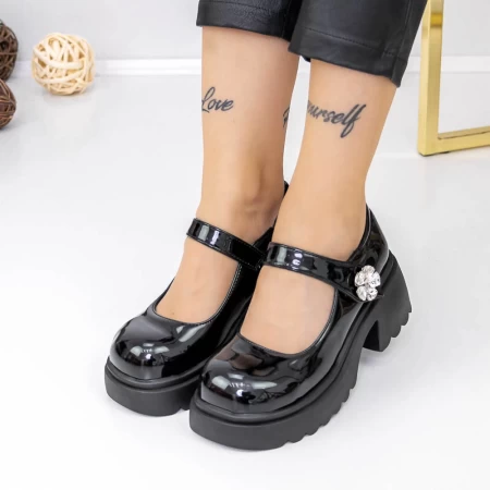 Ženski casual čevlji 3WL108 Črna | Mei