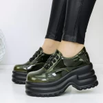 Ženski casual čevlji 3WL168 Zelena | Mei