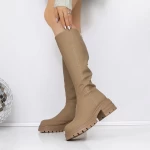 Ženski škornji z nizkim podplatom 3WL182 Rumena | Mei