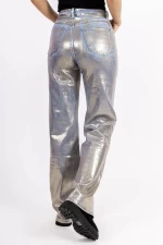 Ženske hlače HM6538-1 Modra-Zlata | Kikiriki