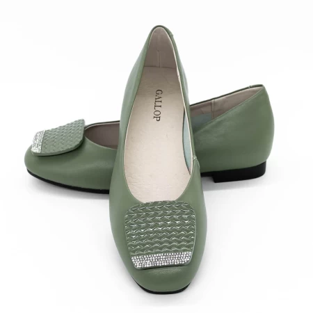 Ženski baletni čevlji GA2304 Zelena | Gallop