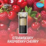 Kartuša za enkratno uporabo SWITCH STRAWBERRY RASPBERRY CHERRY Vozol