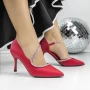 Stiletto čevlji 3XKK61 Rdeča | Mei